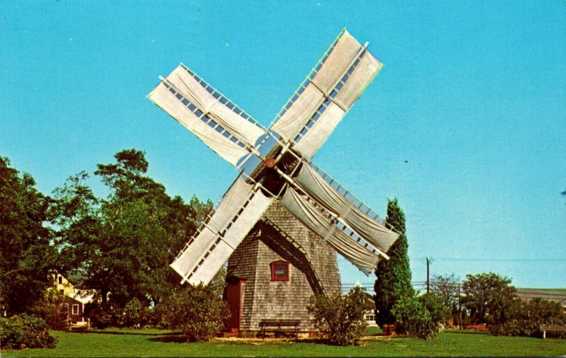 Massachusetts Cape Cod Eastham Old Windmill 1981