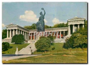 Postcard Modern Munich Statue