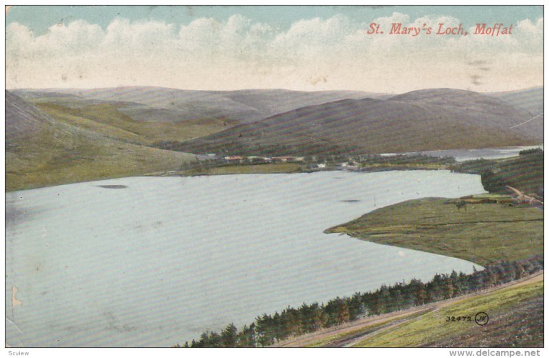 Moffat , Dumfries and Galloway, Scotland , PU-1916 ; St Mary's Loch