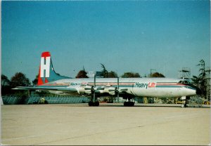 Heavy Lift Airplane Canadair CL 44 Aviation Unused Postcard C5