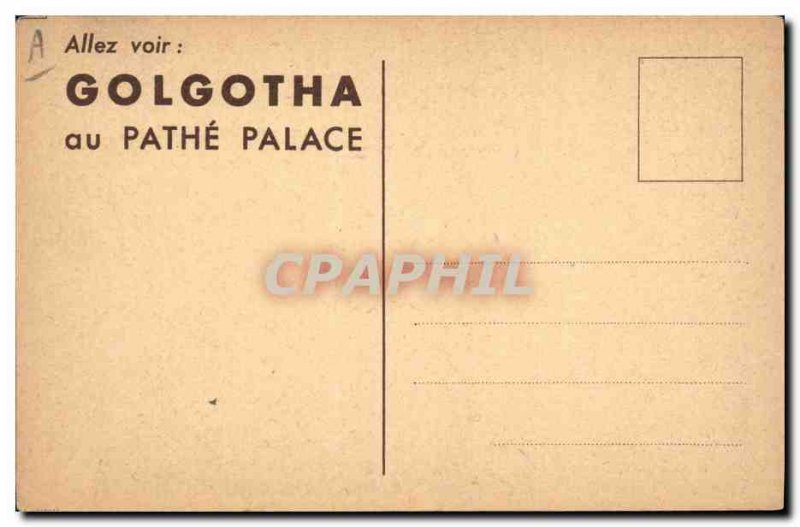 Postcard Old Cinema Golgotha ??Duvivier