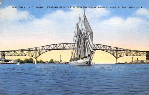 Schooner JT Wing Port Huron, Michigan, USA  