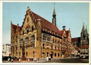 Ulm Old Town Hall Ulm Germany Postcard