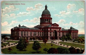 Austin Texas 1911 Postcard State Capitol