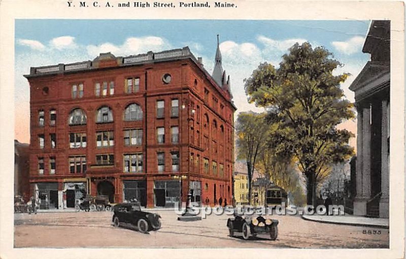 YMCA & High Street in Portland, Maine