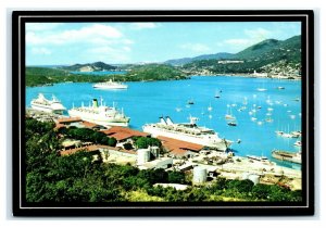 Postcard St Thomas, US Virgin Islands (black border) T41