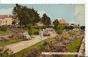 Essex Postcard - Sunken Gardens - West Cliff - Clacton-on-Sea - Ref 16536A