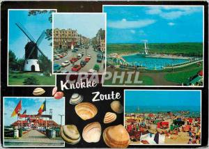 Modern Postcard Greetings from Knokke Heist