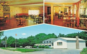 Stonington CT Sailor Ed's Restaurant Multi-View Postcard