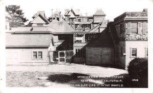 San Jose California Winchester Mystery House Real Photo Vintage Postcard AA31542