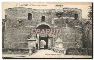 Old Postcard angers L & # 39Eutree Du Chateau