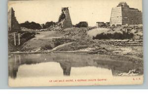 Karnak Egypt c1910 Postcard