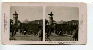 294315 1910 Caucasus GEORGIA Tiflis Asian part of city Maidan STEREO PHOTO