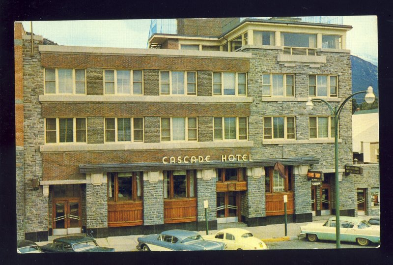 Banff, Alberta, Canada Postcard, Cascade Hotel, Banff National Park, 1950's