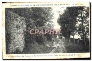 Old Postcard Committee of Defense and Conservation of Old Perouges Perouges L...