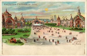 CPA AK PARIS EXPO 1900 Champ de Mars (700023)