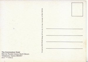 Devon Postcard - The Commodore Hotel - Marine Parade - Instow - Ref 786A