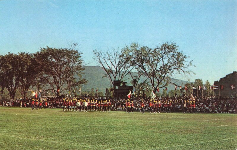 Postcard Cavalier Band and Drill Team from Pittsfield Massachusetts