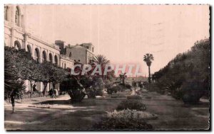 Menton - The Gardens and the Casino - Old Postcard