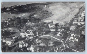 Biddeford Maine Postcard The Inn Pool Aerial View Building 1962 Vintage Antique