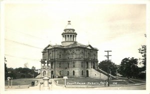 RPPC Postcard California Auburn Court House #114 23-7215