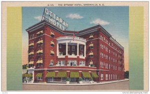 The Ottaray Hotel, Greenville, South Carolina, 30-40s