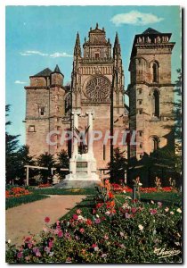 Postcard Modern Rodez Cathedrale Notre Dame