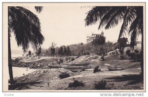 La Corniche et le Palais du Gouvernement General, Rowboats, Dakar, Senegal, 1...