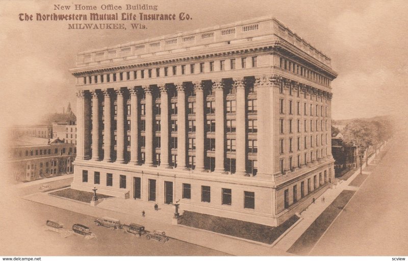 MILWAUKEE , Wisconsin , 1900-10s ; The Northwestern Mutual Life Insurance Com...