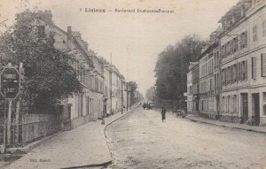 Lisieux le Boulevard De Pont-L'Eveque Calvados French Postcard