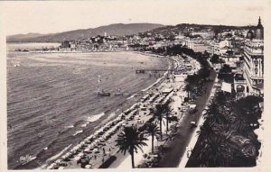 France Cannes La Croisette et le Mont Chevalier Real Photo