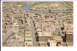 Aerial Downtown, Winnipeg, Manitoba, 