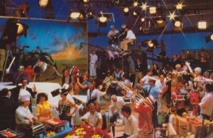 Backstage Making A Film Movie MGM Walt Disney Studios Film Crew Postcard