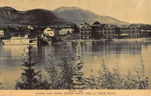 White Pass Yukon Route British Columbia Atlin Inn Antique Postcard K86980