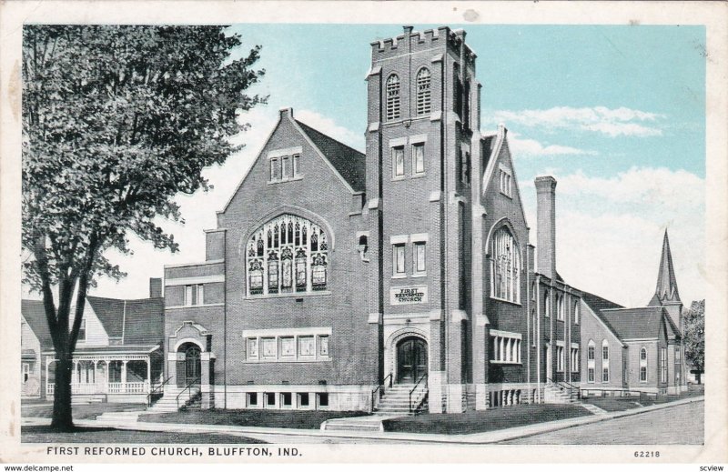 BLUFFTON, Indiana, 1900-1910s, First Reformed Church