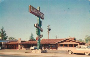 Postcard 1950s California Yosemite Ranch Kitchen restaurant autos 23-13123