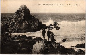 CPA Ouessant - Rochers de la Pointe du Creach (1034166)