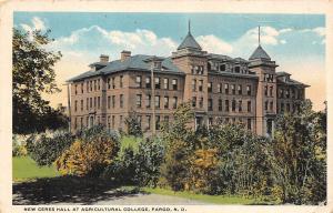 FARGO, ND  North Dakota   AGRICULTURAL COLLEGE New Ceres Hall   c1920's Postcard