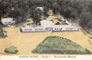 Waynesville Missouri Ranch Motel Route 66 Vintage Postcard AA59352