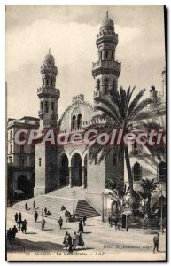 Old Postcard Alger La Cathedrale