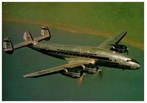 South African Airways Lockheed 749 Constellation Airplane Postcard