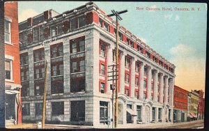 Vintage Postcard 1918 New Oneonta Hotel, Oneonta, New York (NY)