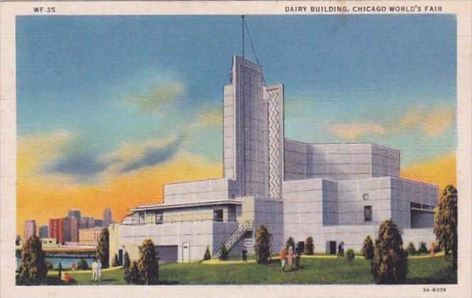 Chicao World's Fair 1933 The Dairy Building Curteich