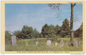 George Redmon Cemetery , KNOB CREEK , Kentucky , 50-60s