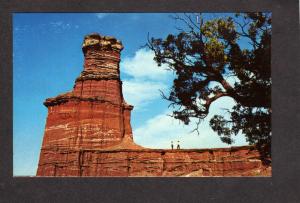 TX Lighthouse Rock Palo Duro Canyon State Park nr Amarillo Texas Postcard