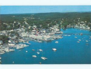 Pre-1980 AERIAL VIEW OF TOWN Boothbay Harbor Maine ME n3043