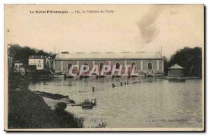 The picturesque Seine Old Postcard Machine de Marly