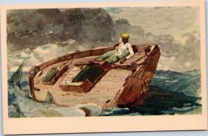 postcard The Gulf Stream by Winslow Homer from the Art Institute  of Chicago