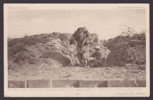 GREAT BRITAIN, Postcard, A Gallant rescue under fire, WWI