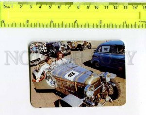 263819 USSR LATVIA ADVERTISING antique Automobile Club Pocket CALENDAR 1989 y 